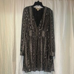 Michael Kors snake print dress